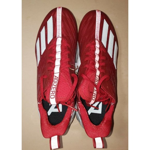 Adidas AdiZero Football Cleats Red GW5058 Men\'s sizes 9 & 13 NEW main image 4